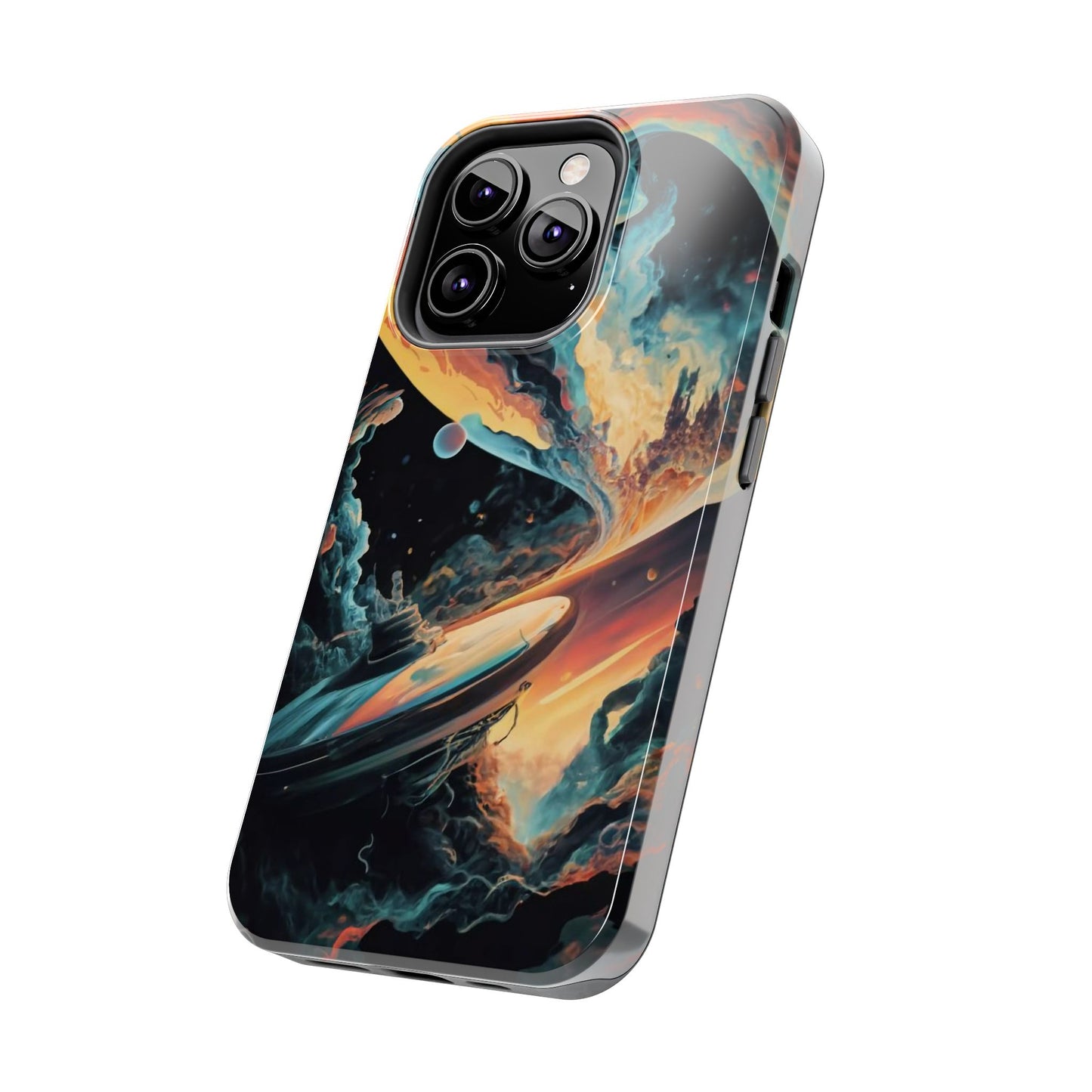 Retro Futuristic Space Odyssey Tough Phone Case