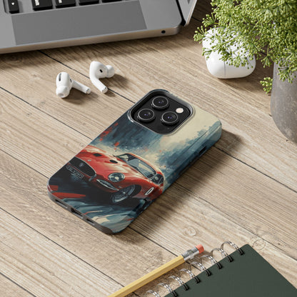 City Drive Red Sports Car Tough Phone Case