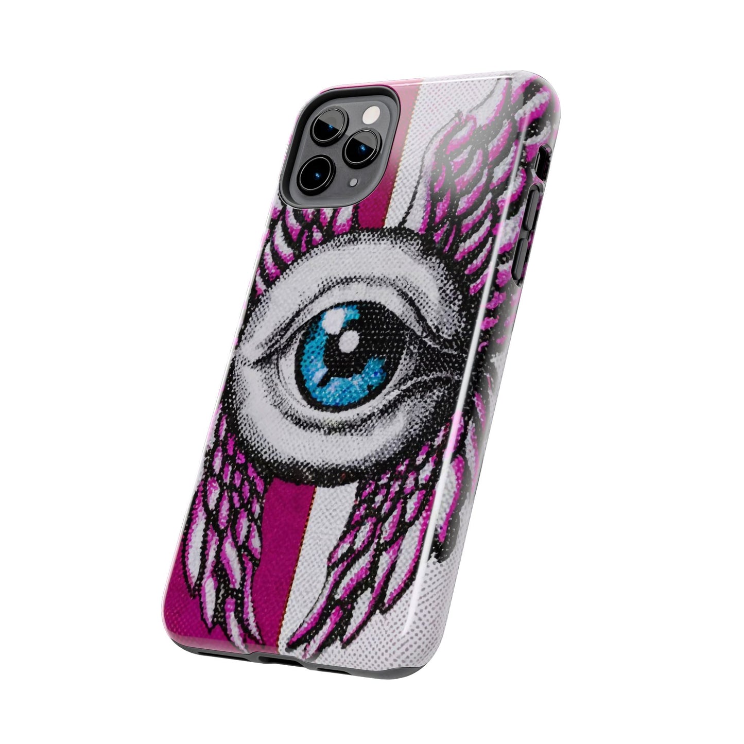 Dual-Tone Winged Eye iPhone Case