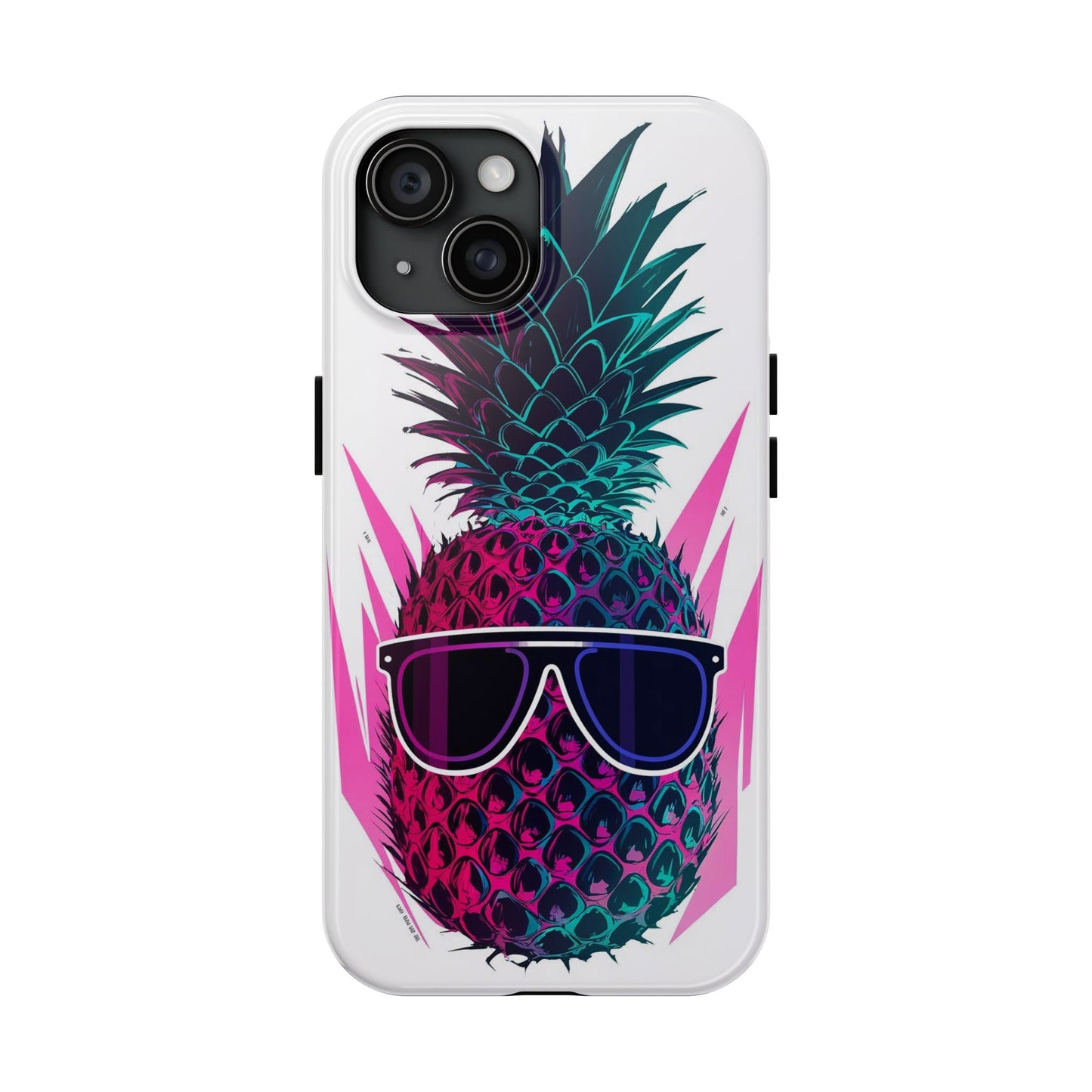 Sunglass Clad Pineapple Funk Tough Phone Case