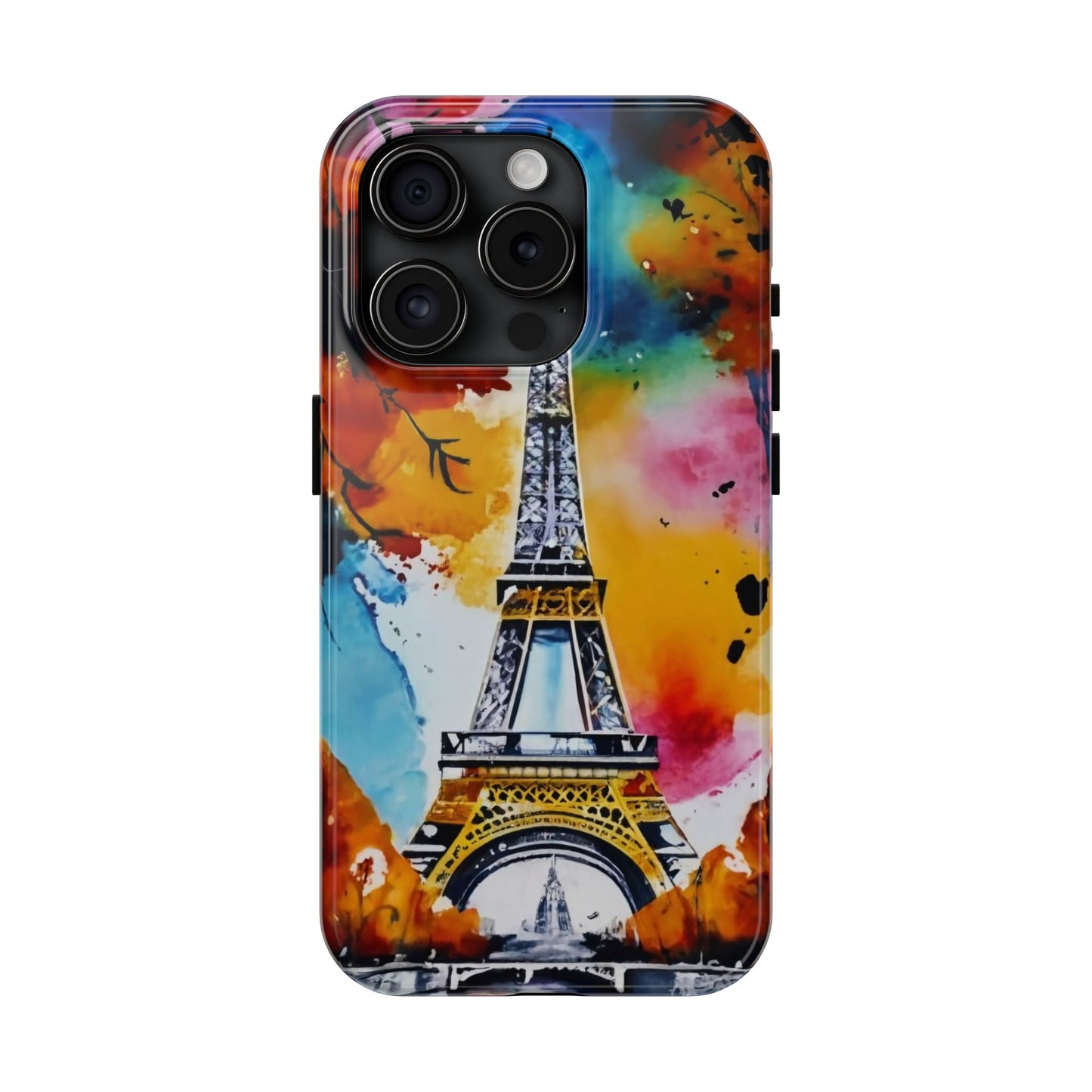 Vibrant Twilight Eiffel Defender Case