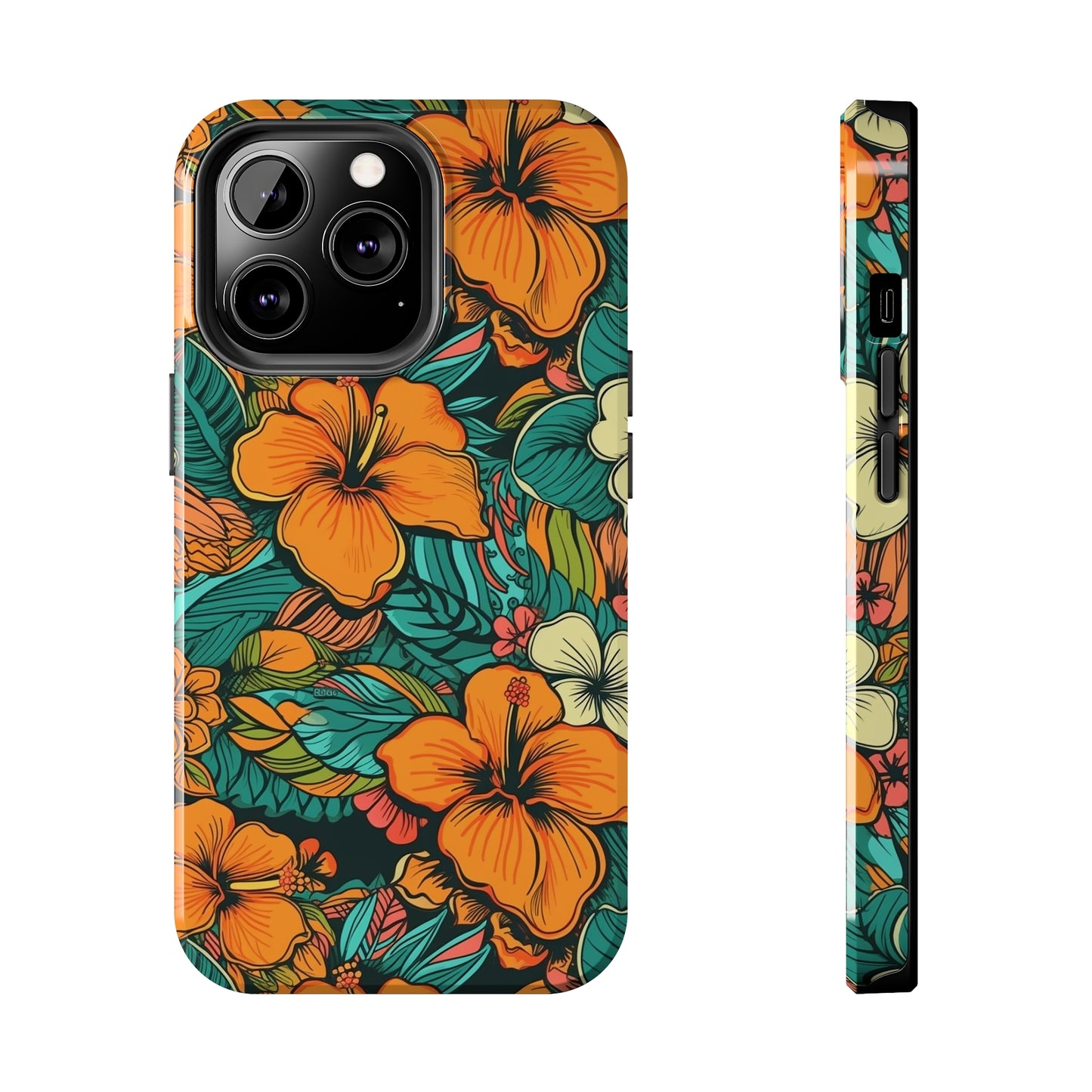 Sunset Tiare - Hawaiian Tough Phone Case