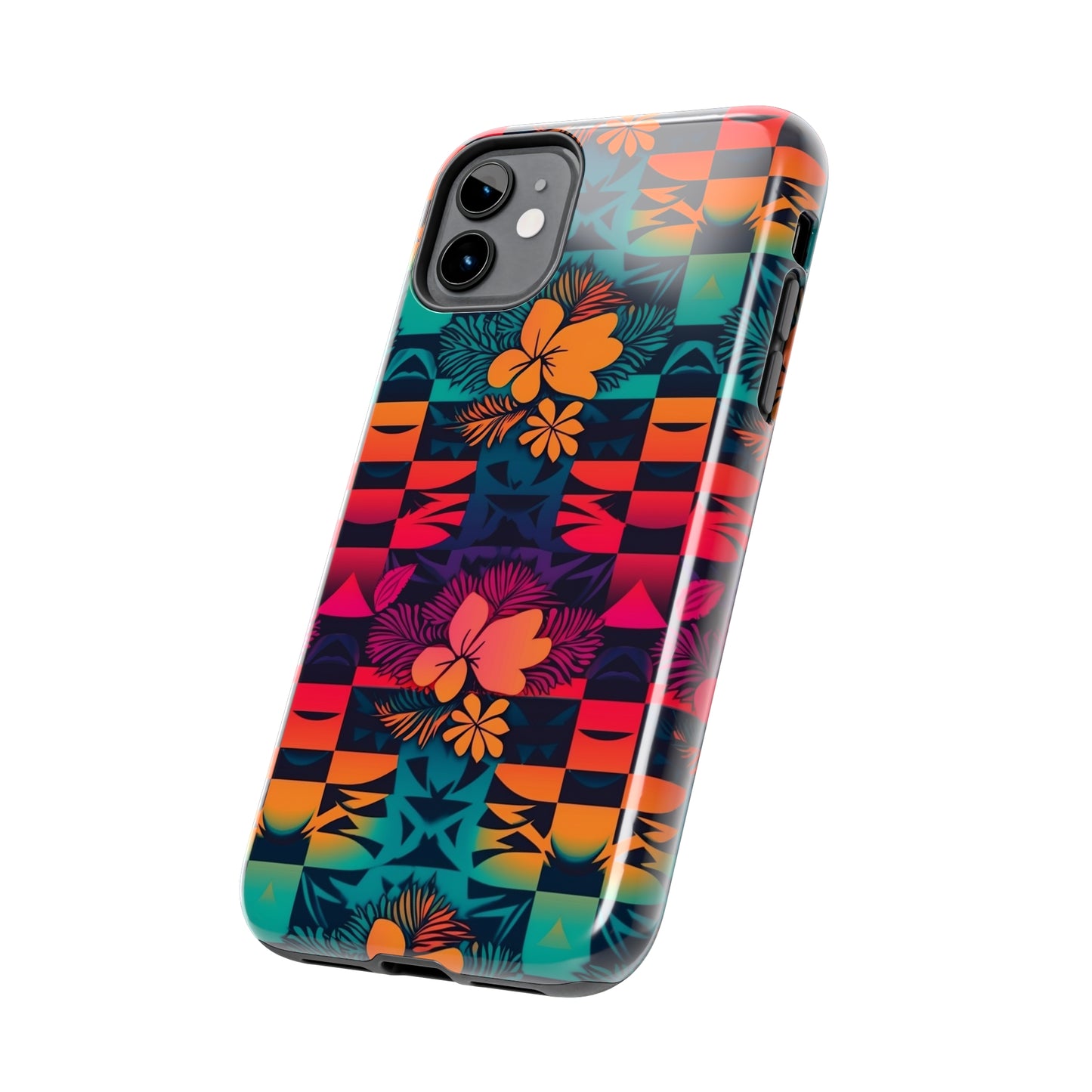 Electric Plumeria - Hawaiian Tough Phone Case