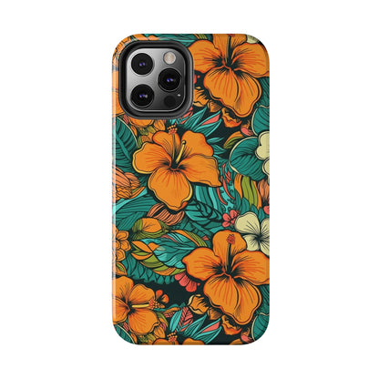 Sunset Tiare - Hawaiian Tough Phone Case