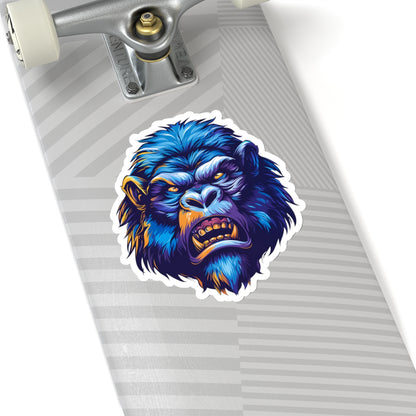 Blue Fury Yeti Vinyl Sticker