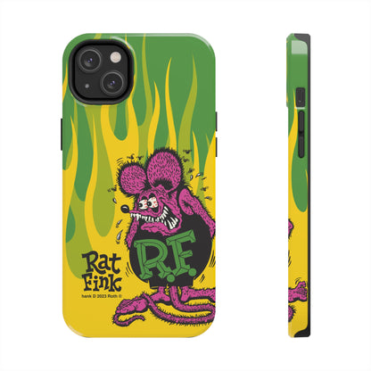 Fink Flames - Yellow/Green - Tough Phone Case