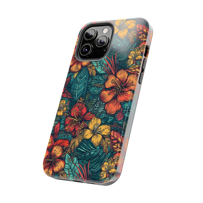 Radiant Frangipani - Hawaiian Tough Phone Case