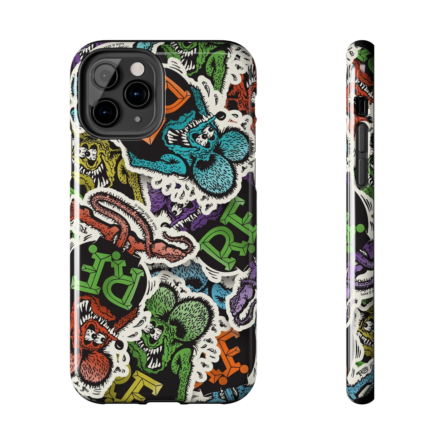 Rat Fink Sticker Bomb - Tough Phone Case