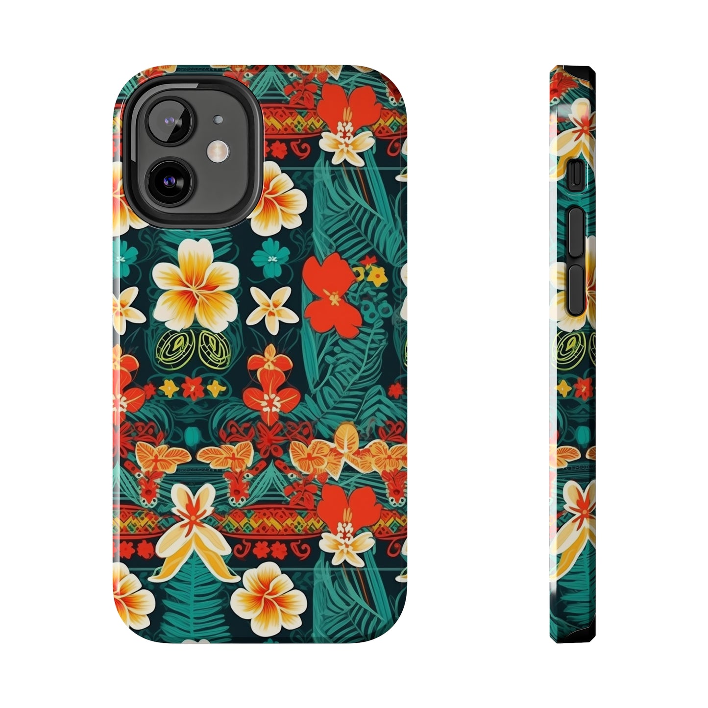 Hibiscus Haze - Hawaiian Tough Phone Case