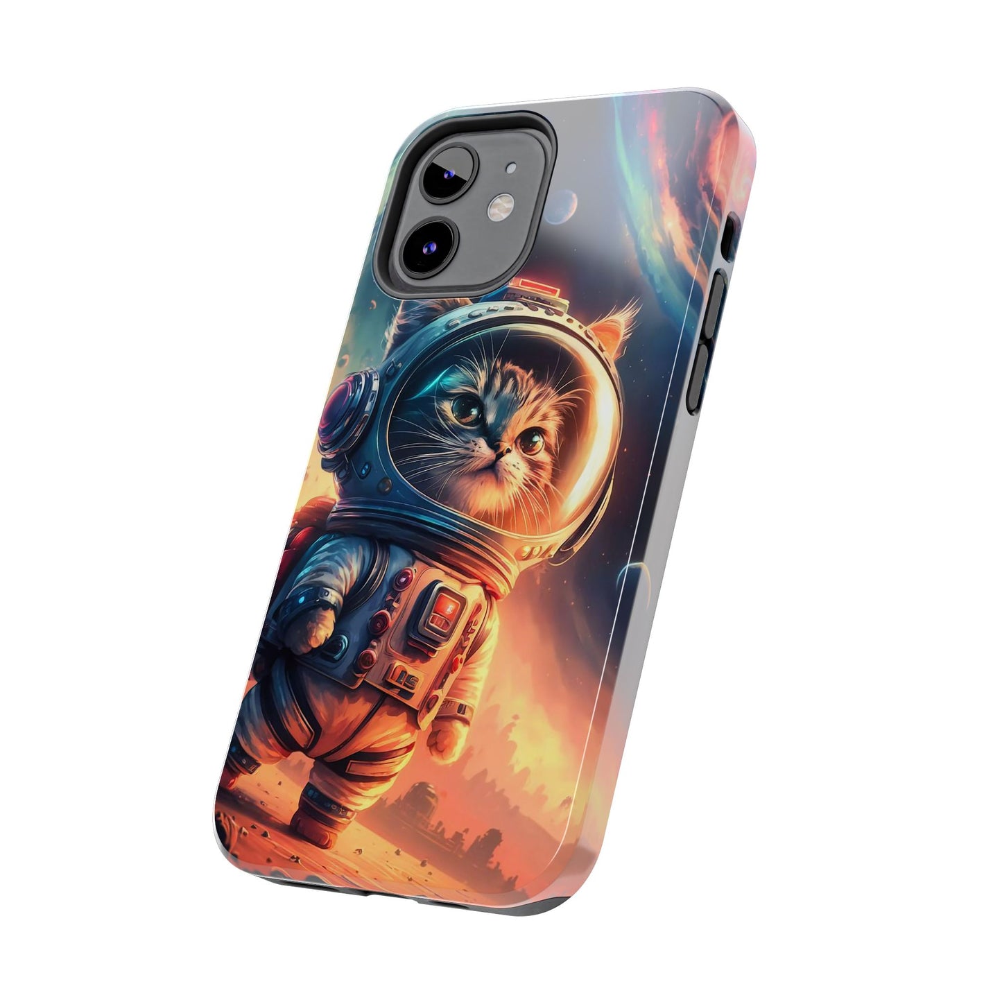 Cosmic Kitty Space Explorer Tough Phone Case