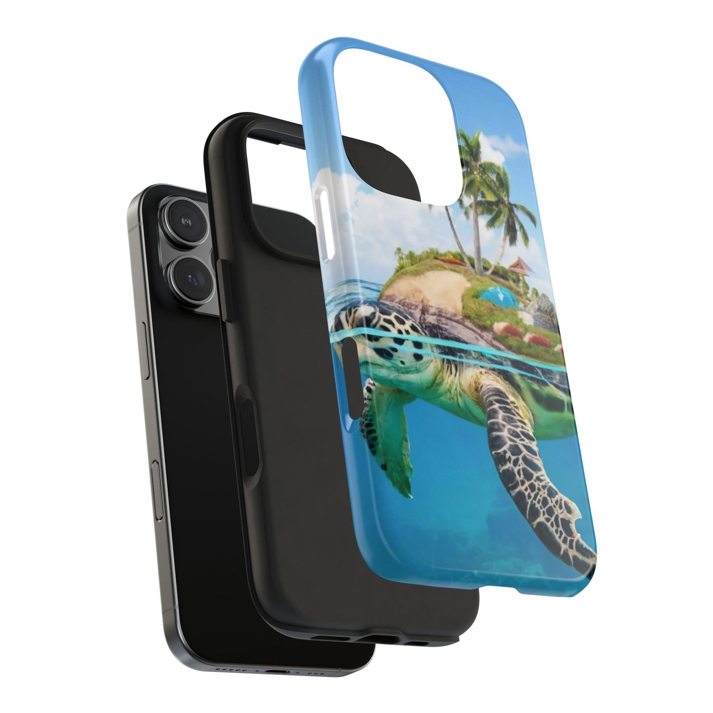 Island Turtle Ocean Adventure Tough Phone Case