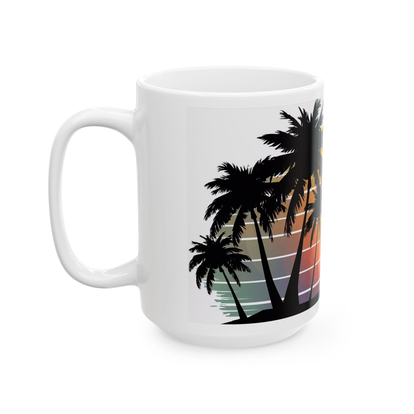 Tropical Gradient Sunset Mug