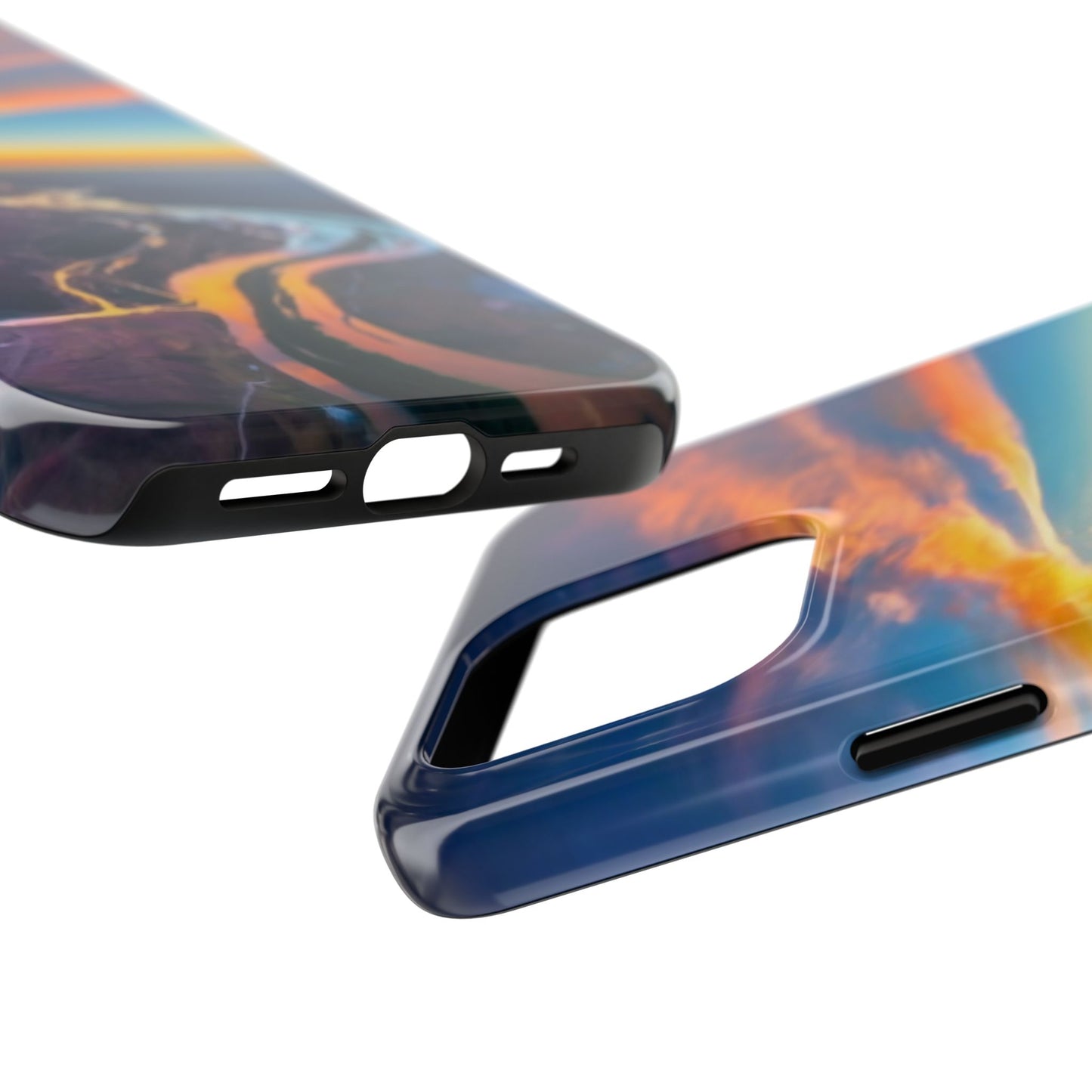 Celestial Sunset Earth View Tough Phone Case