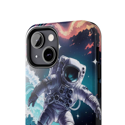 Space Surfer Astronaut Adventure Tough Phone Case