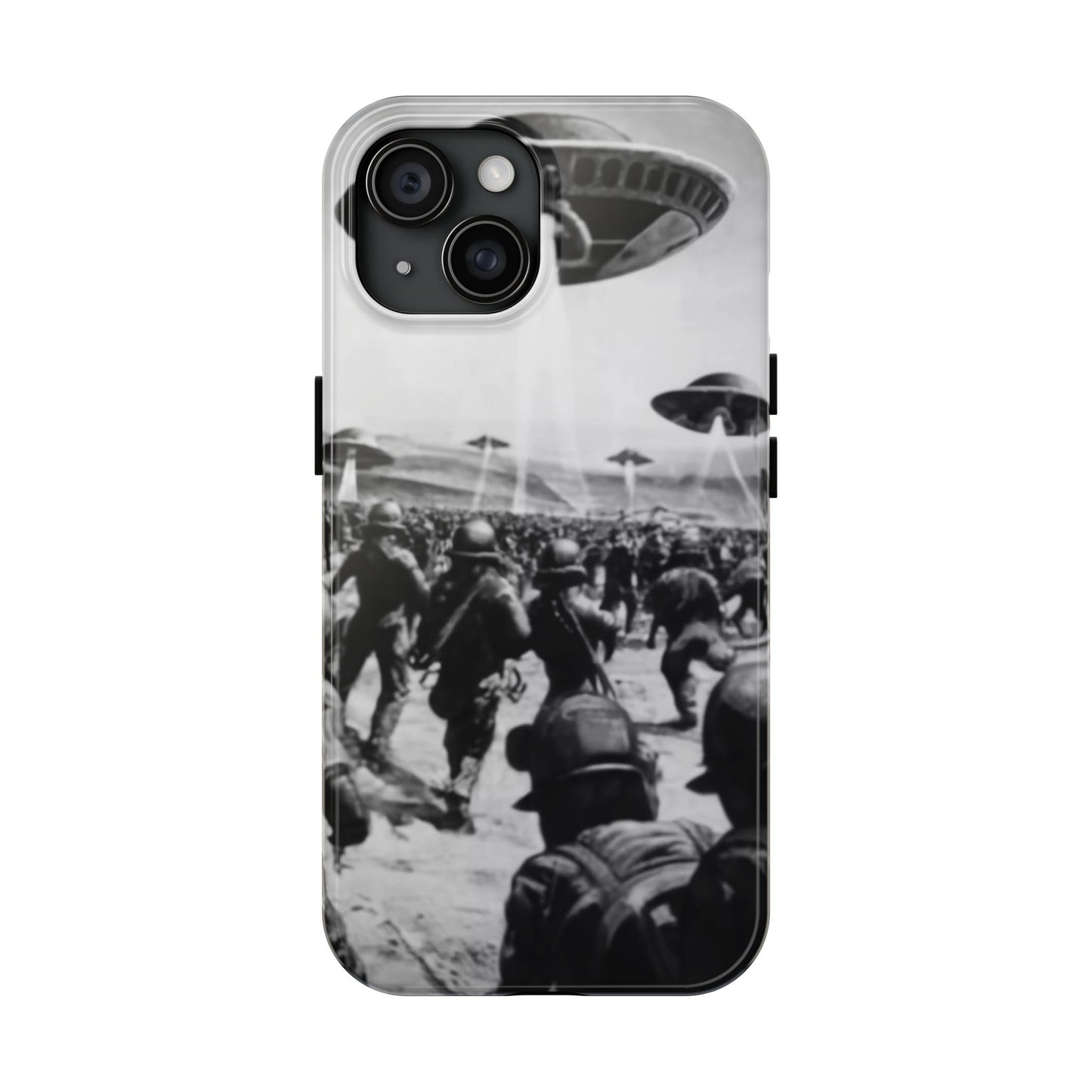 RetroWar UFO Encounter Tough Phone Case