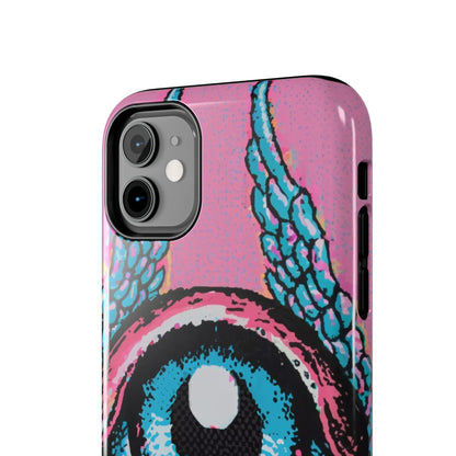 Halftone Horizon Eyeball iPhone Case