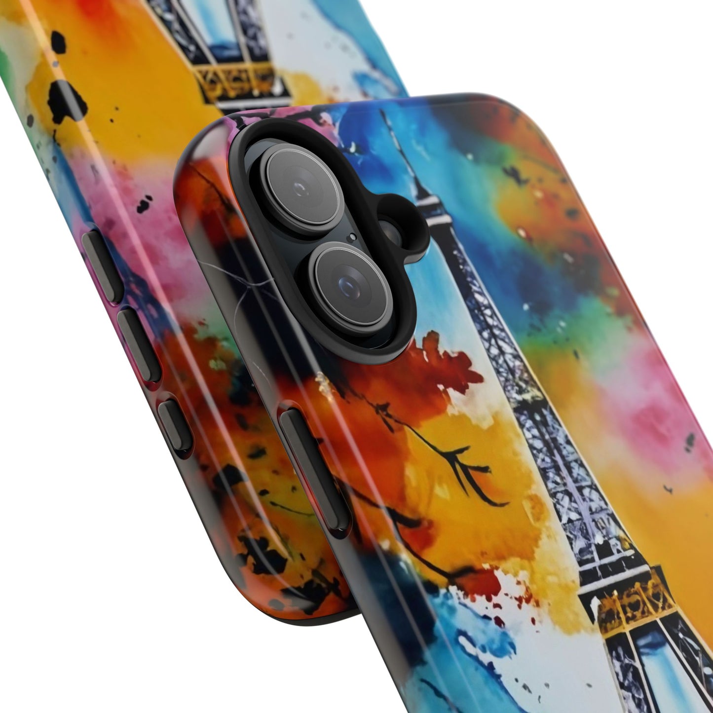 Vibrant Twilight Eiffel Defender Case