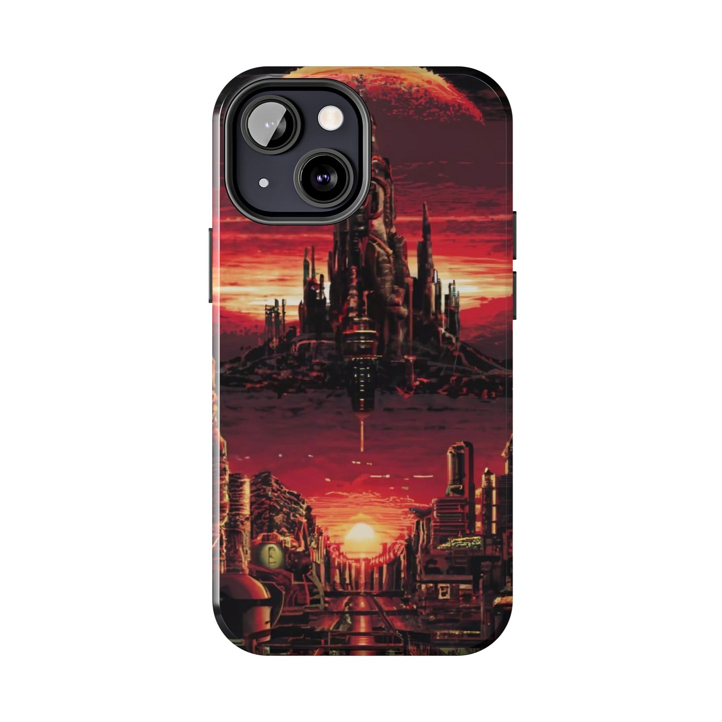 PixelVista Futuristic City Tough Phone Case