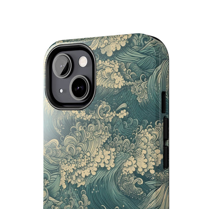 Tranquil Tides - Wave of Colors - Tough Phone Case