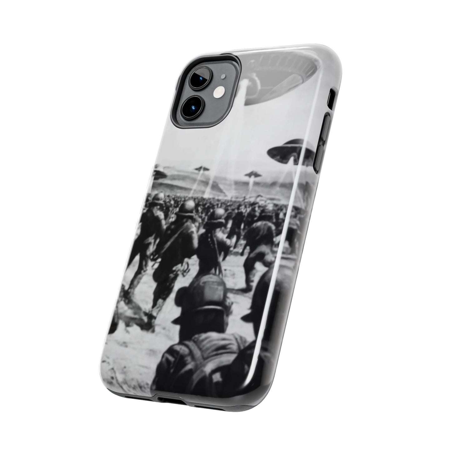 RetroWar UFO Encounter Tough Phone Case
