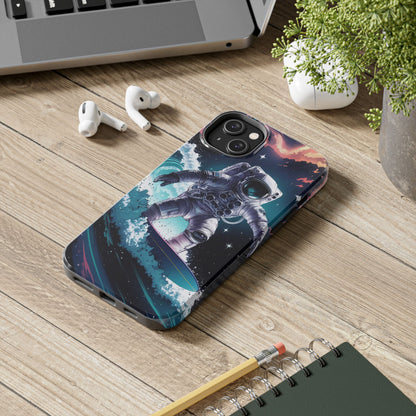 Space Surfer Astronaut Adventure Tough Phone Case