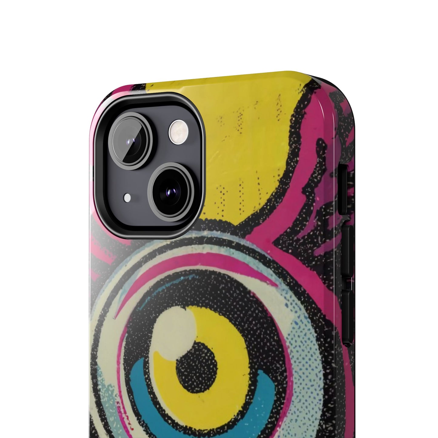 Golden Gaze Winged Eye iPhone Case