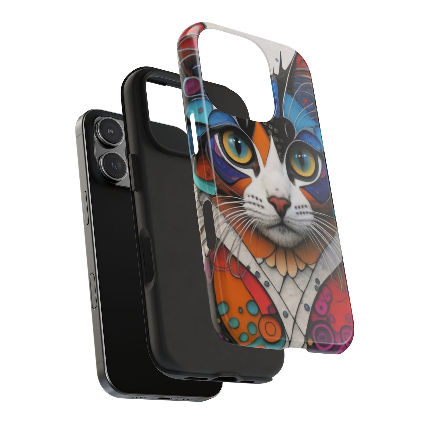 Whimsical Cat Dreamscape Guardian Phone Case