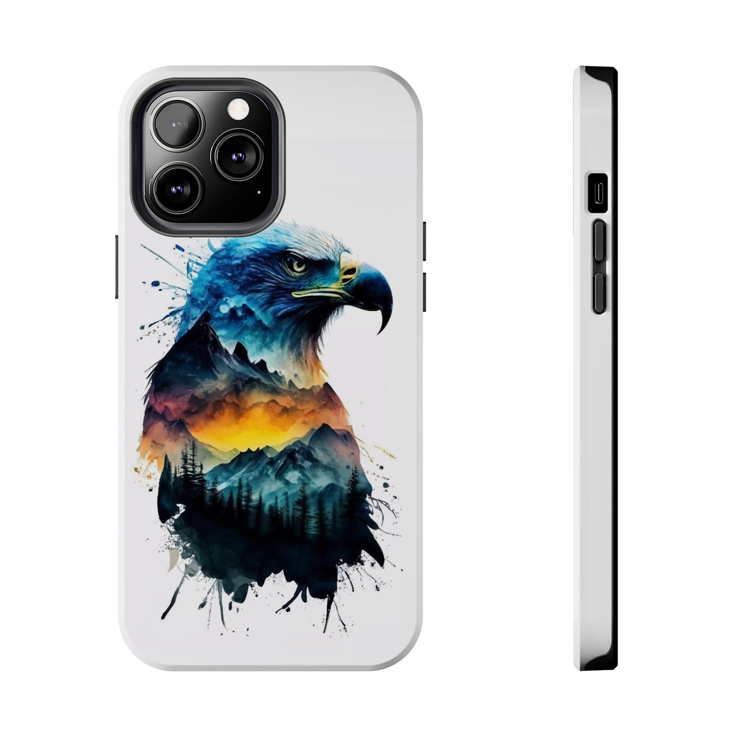 Intense Gaze Bald Eagle Tough Phone Case