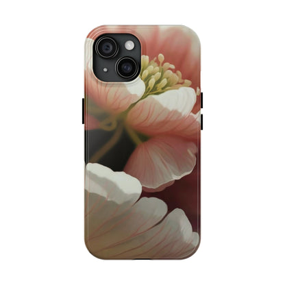 Pink Petal Watercolor Bloom Tough Phone Case