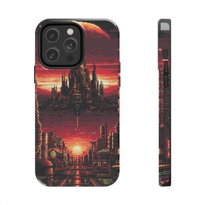 PixelVista Futuristic City Tough Phone Case