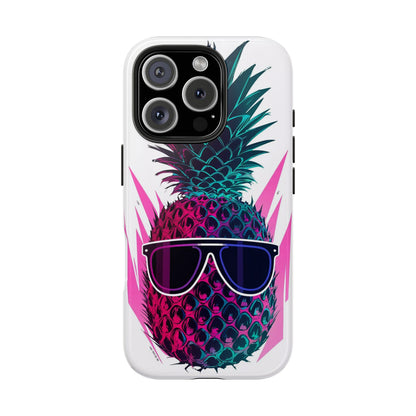 Sunglass Clad Pineapple Funk Tough Phone Case