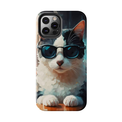 CoolCat Dinner Date Tough Phone Case