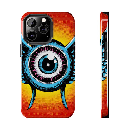 Bursting Vision Winged Eye iPhone Case