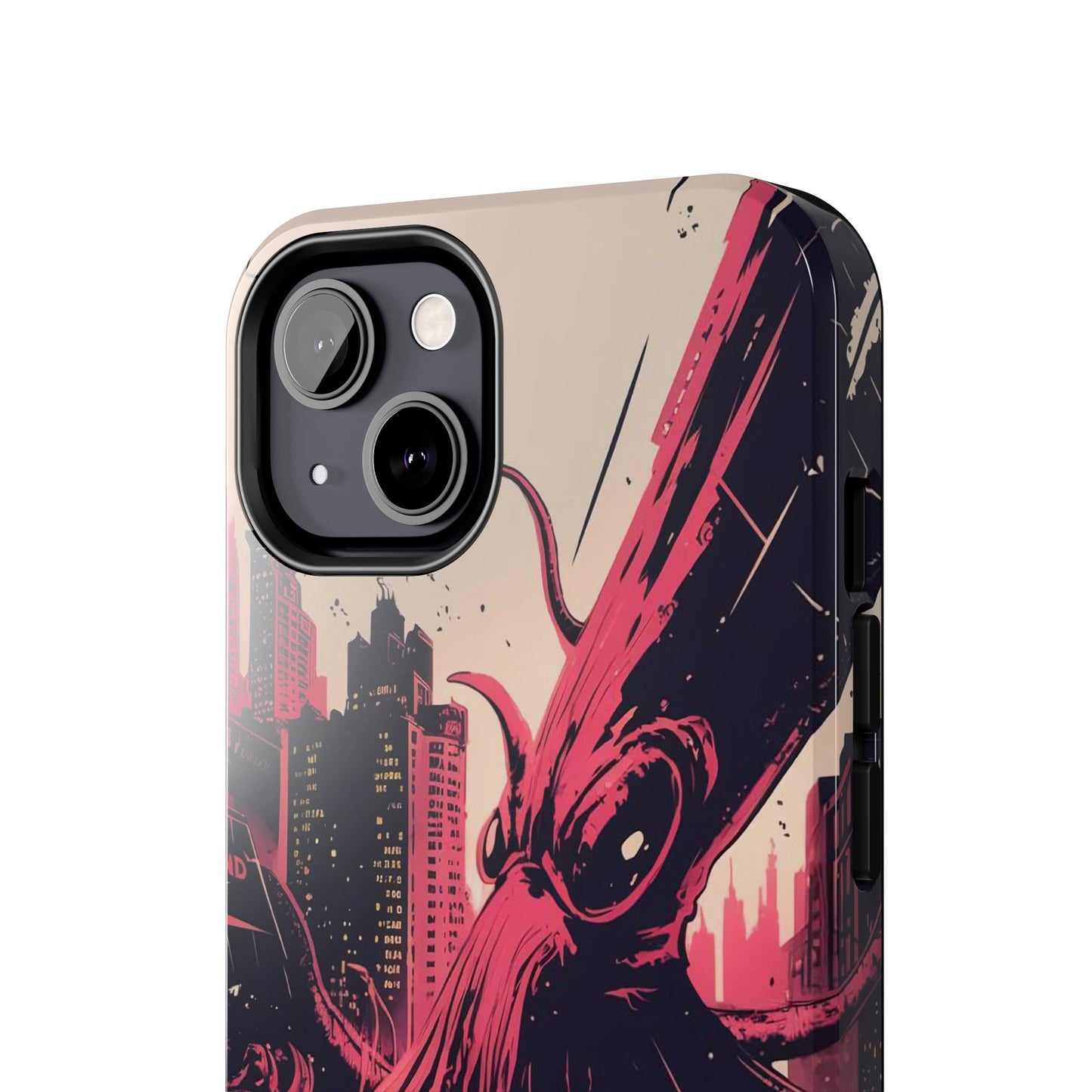 Kraken Rampage Cityscape Tough Phone Case