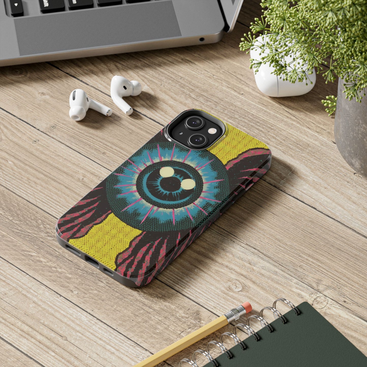 Pop Flight Eyeball Tough iPhone Case