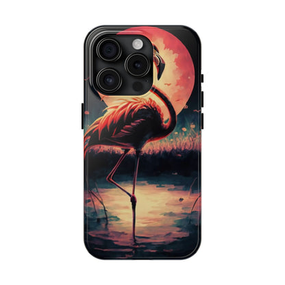 Sunset Flamingo Defender Case