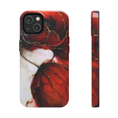 Ethereal Blossom Alcohol Ink Tough Phone Case