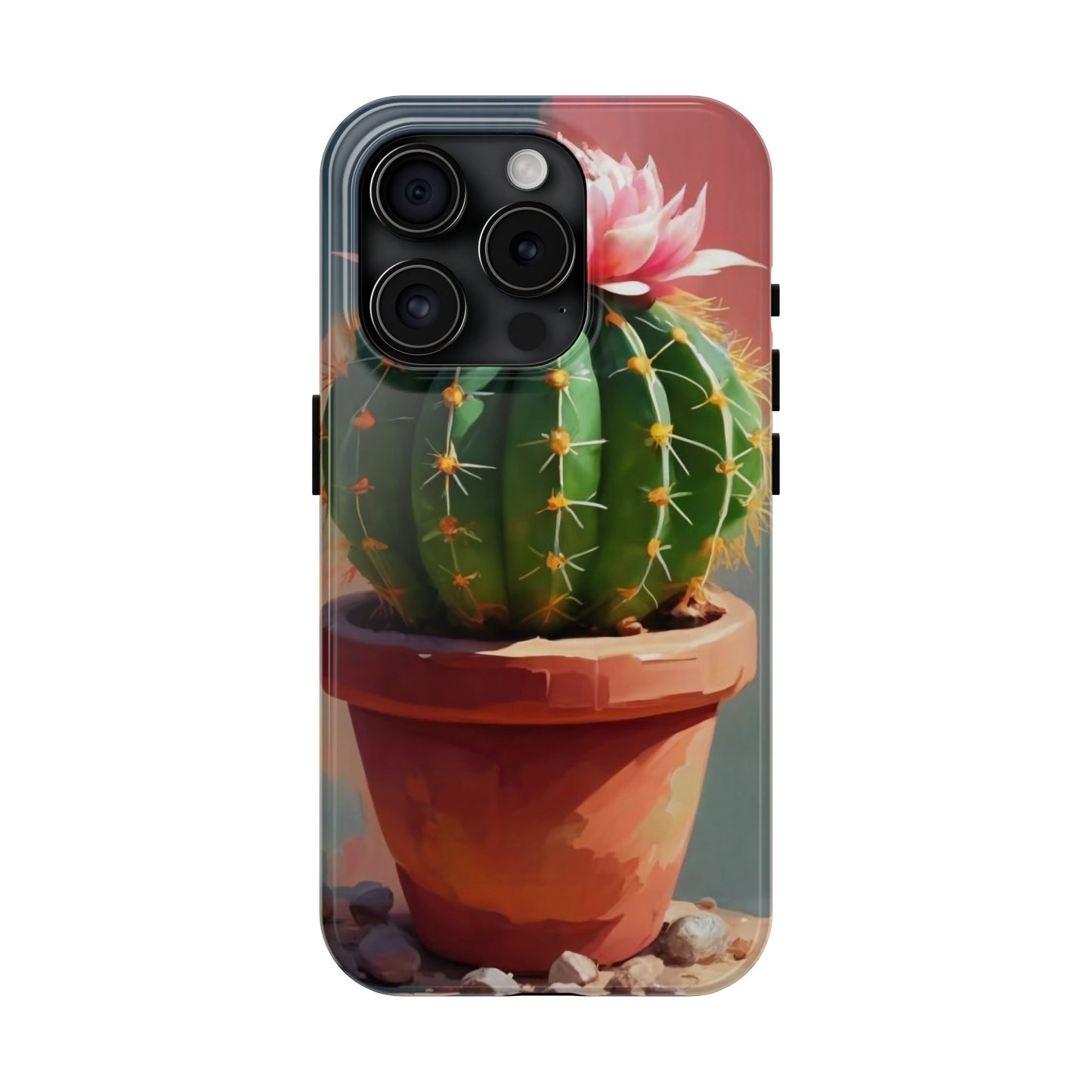 DesertBloom Terracotta Cactus Tough Phone Case