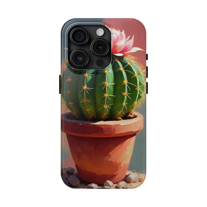 DesertBloom Terracotta Cactus Tough Phone Case