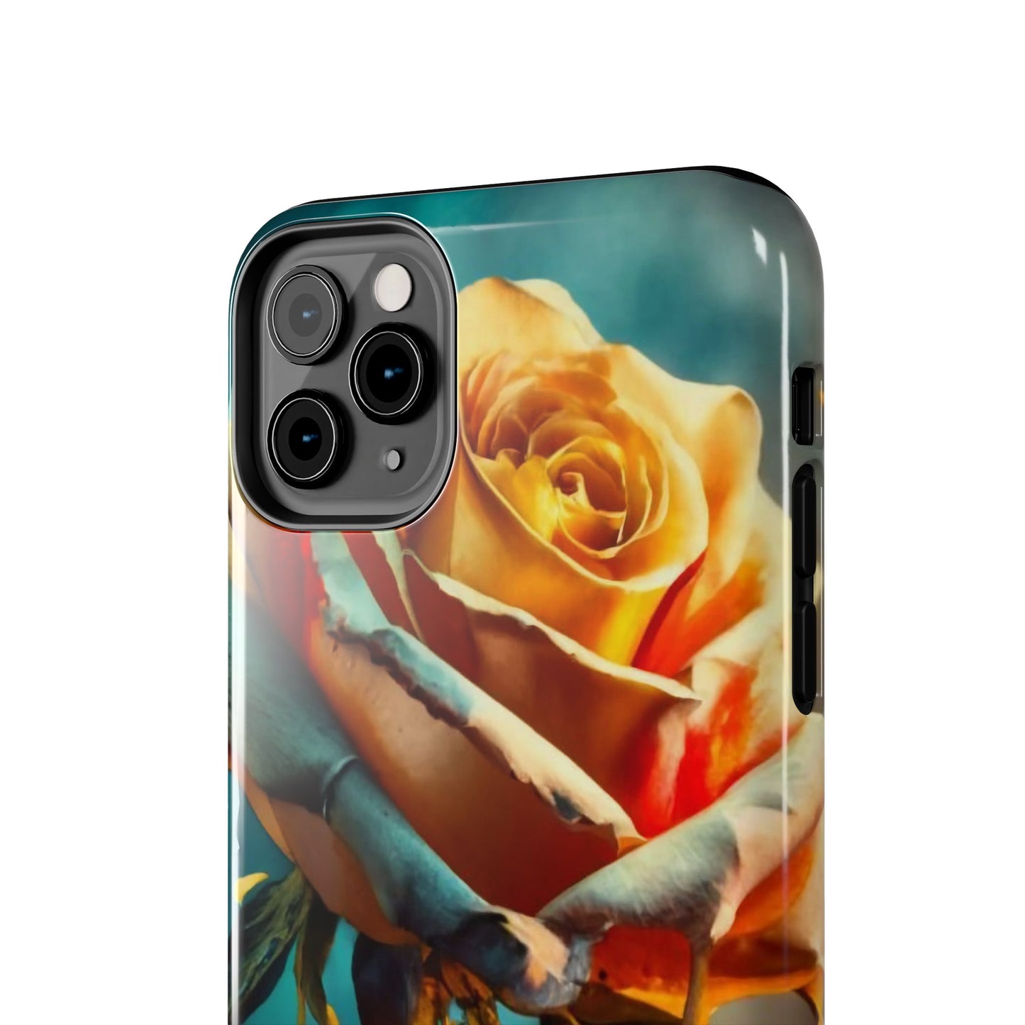 Golden Rose Elegance Tough Phone Case