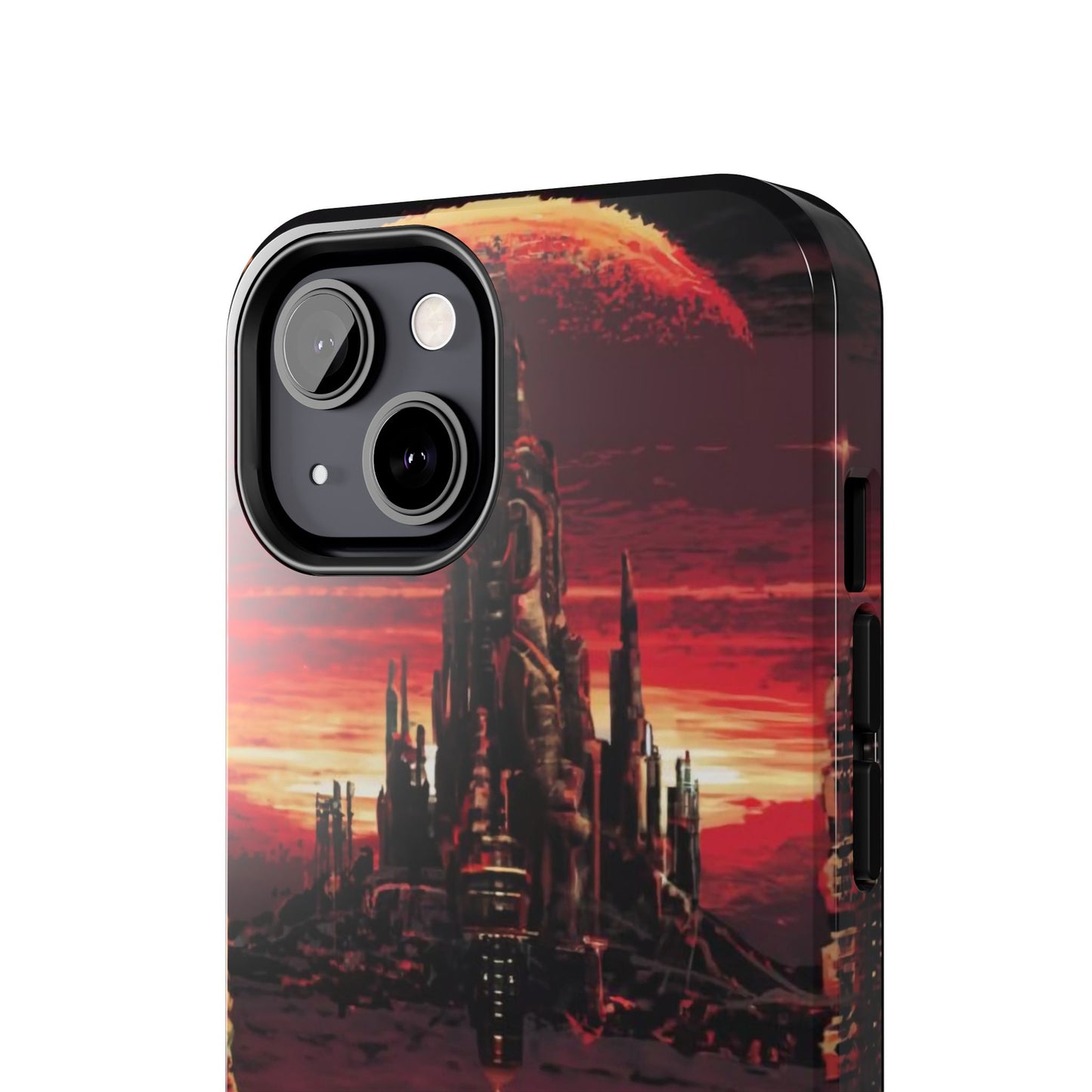 PixelVista Futuristic City Tough Phone Case