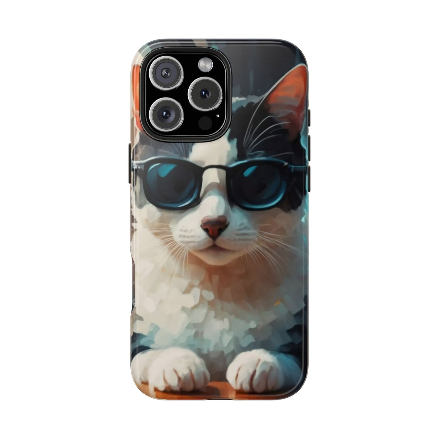 CoolCat Dinner Date Tough Phone Case