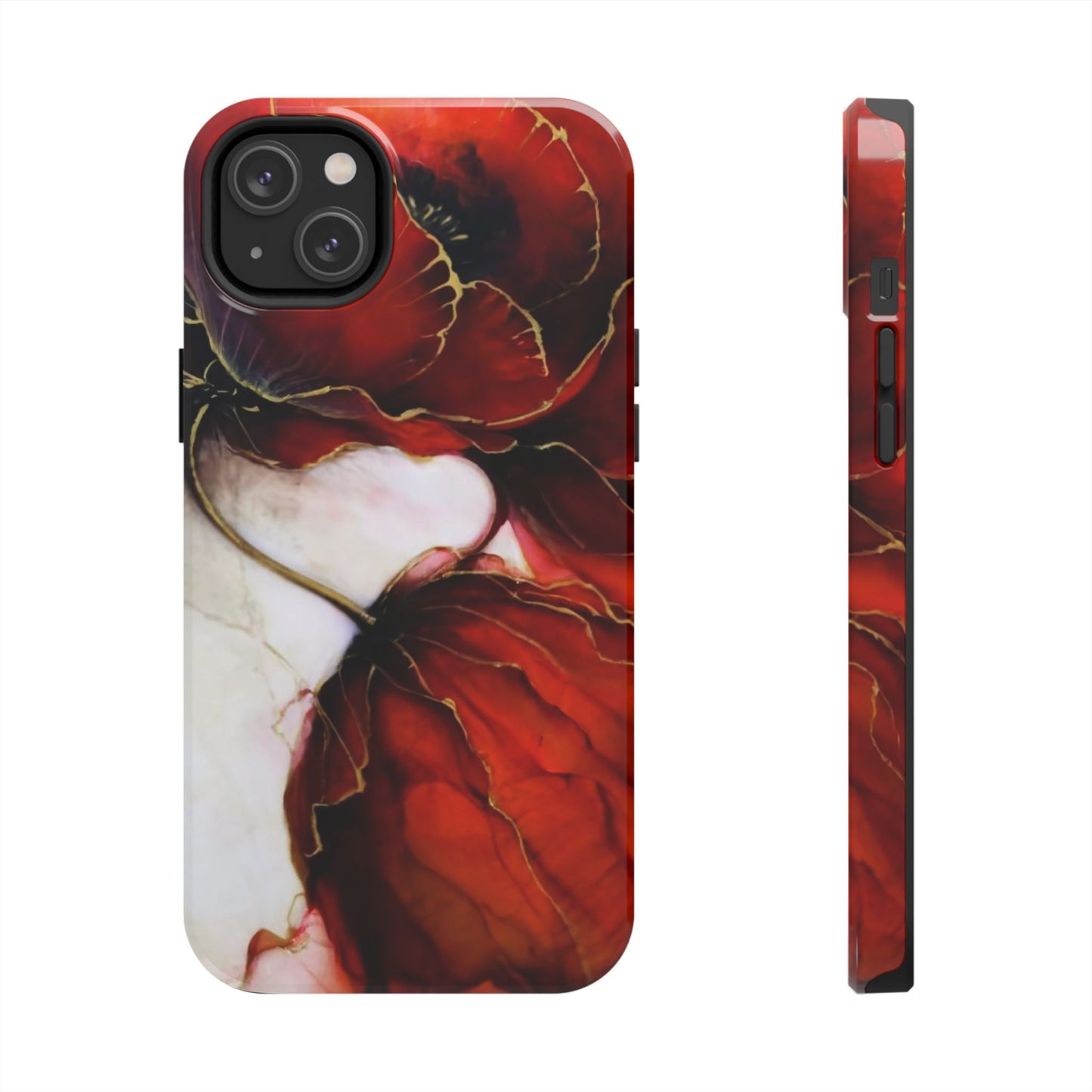 Ethereal Blossom Alcohol Ink Tough Phone Case