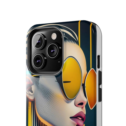 Shinkawa-Inspired Sunglasses Woman Tough Phone Case