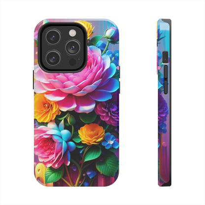 Vibrant Floral Splendor Tough Phone Case