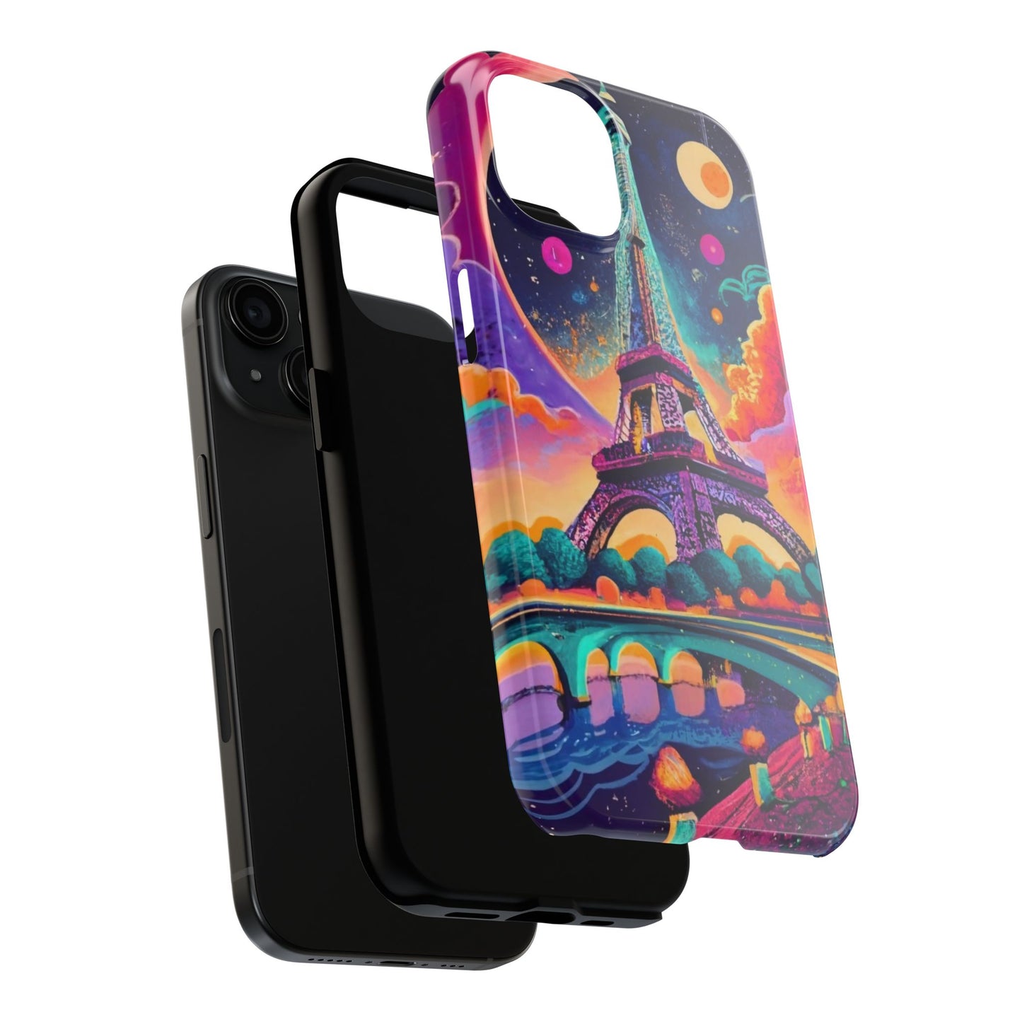 Vibrant Parisian Skyline ArmorGuard Case