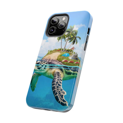 Island Turtle Ocean Adventure Tough Phone Case