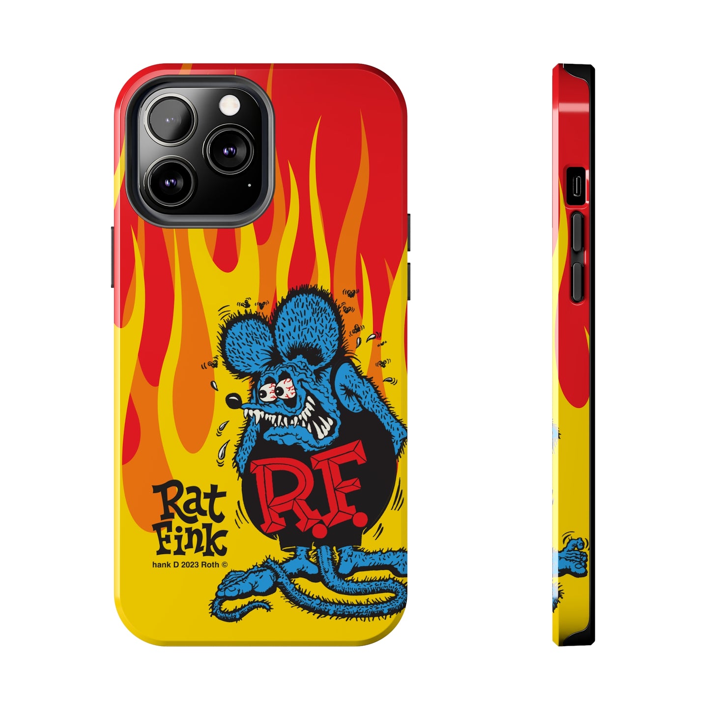 Fink Flames - Yellow/Red - Tough Phone Case