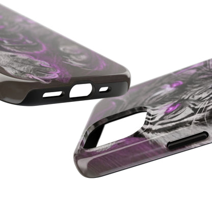 Enigmatic Hunter Tiger Sketch Tough Phone Case