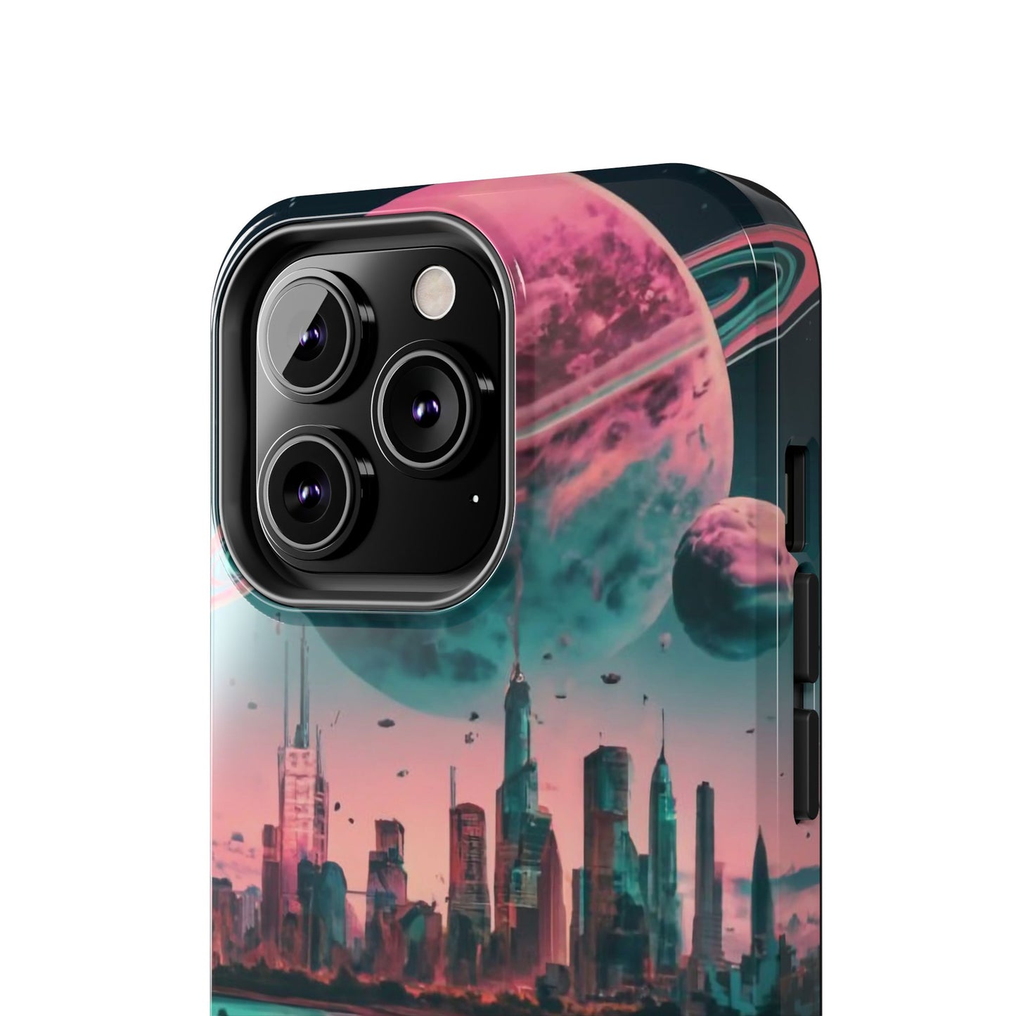 Celestial Cityscape Aerial View Tough Phone Case